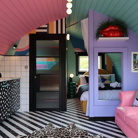 Apartmán Ammonite Glamping Pod & Hot Tub Hungerton Exteriér fotografie