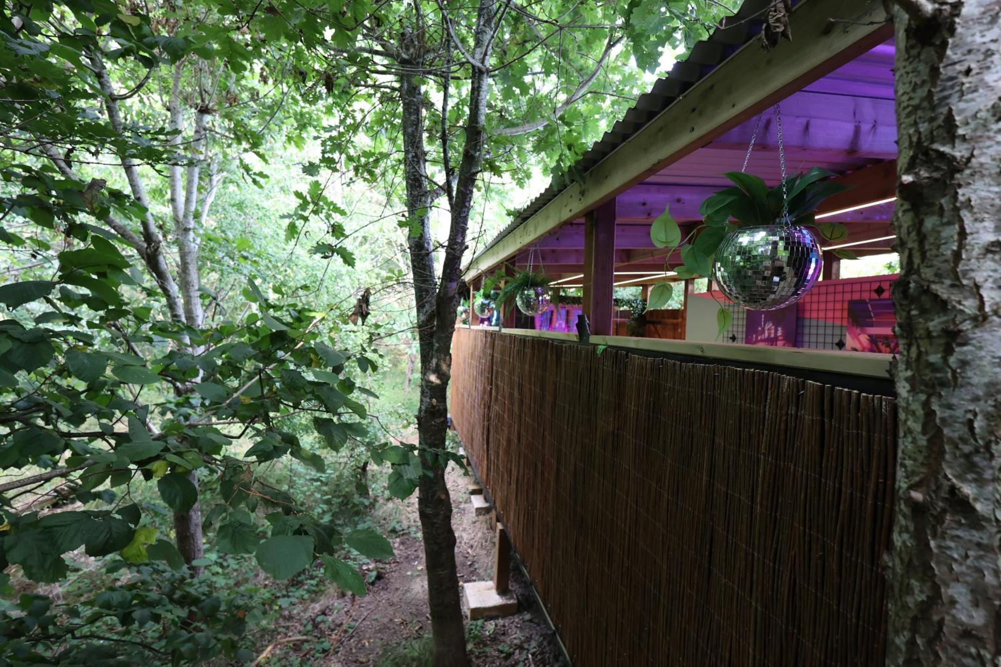 Apartmán Ammonite Glamping Pod & Hot Tub Hungerton Exteriér fotografie