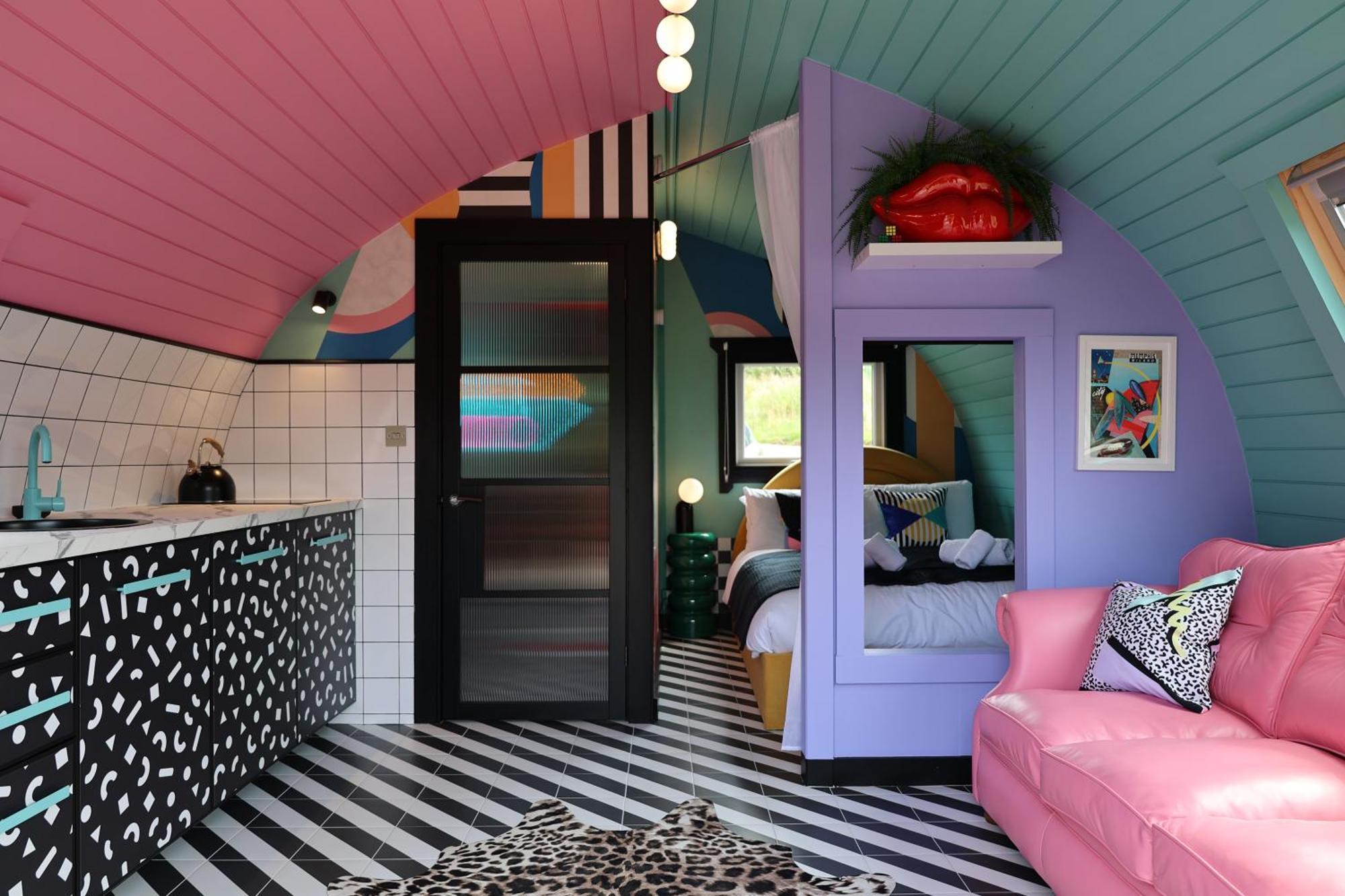 Apartmán Ammonite Glamping Pod & Hot Tub Hungerton Exteriér fotografie