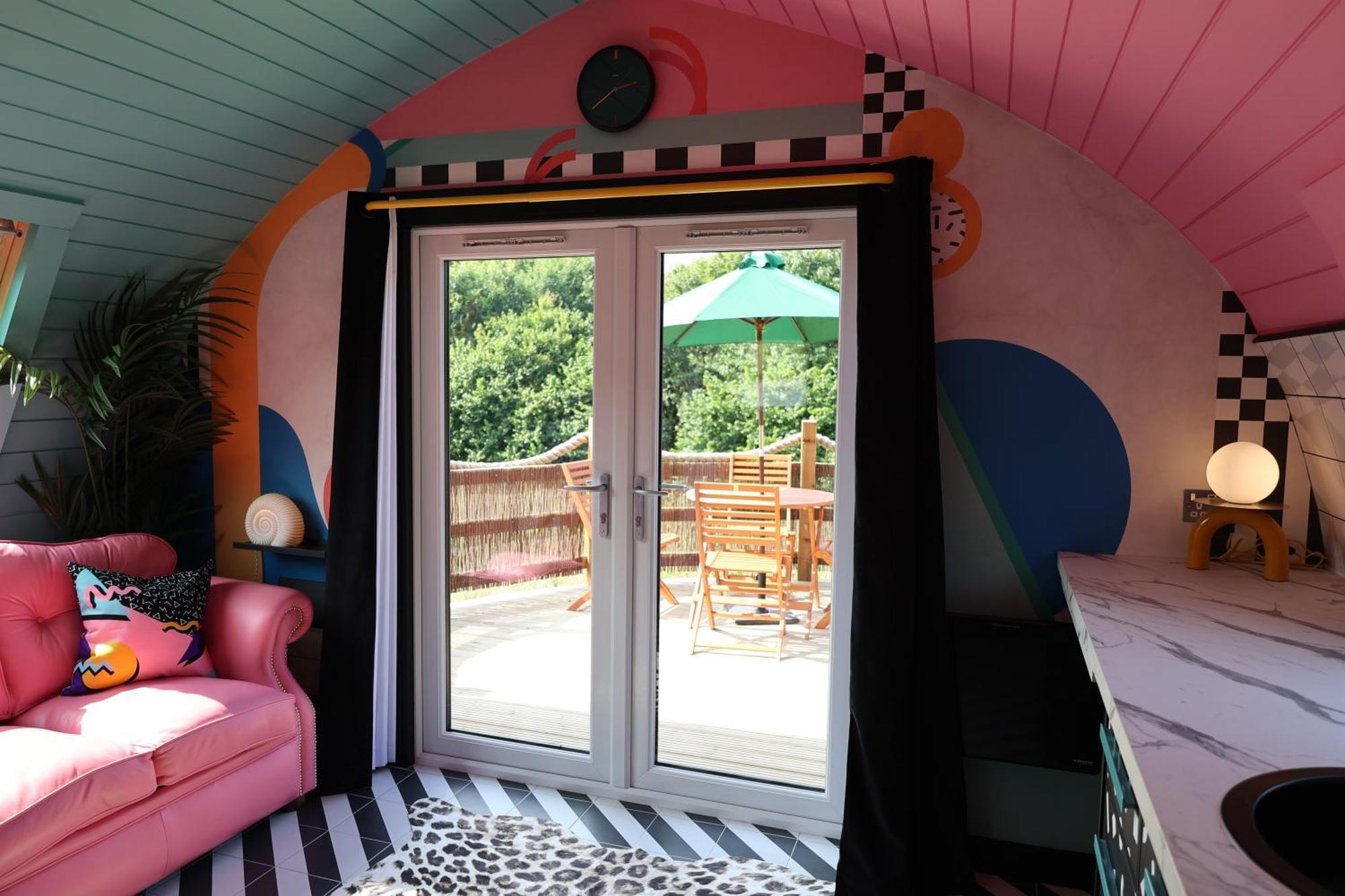Apartmán Ammonite Glamping Pod & Hot Tub Hungerton Exteriér fotografie