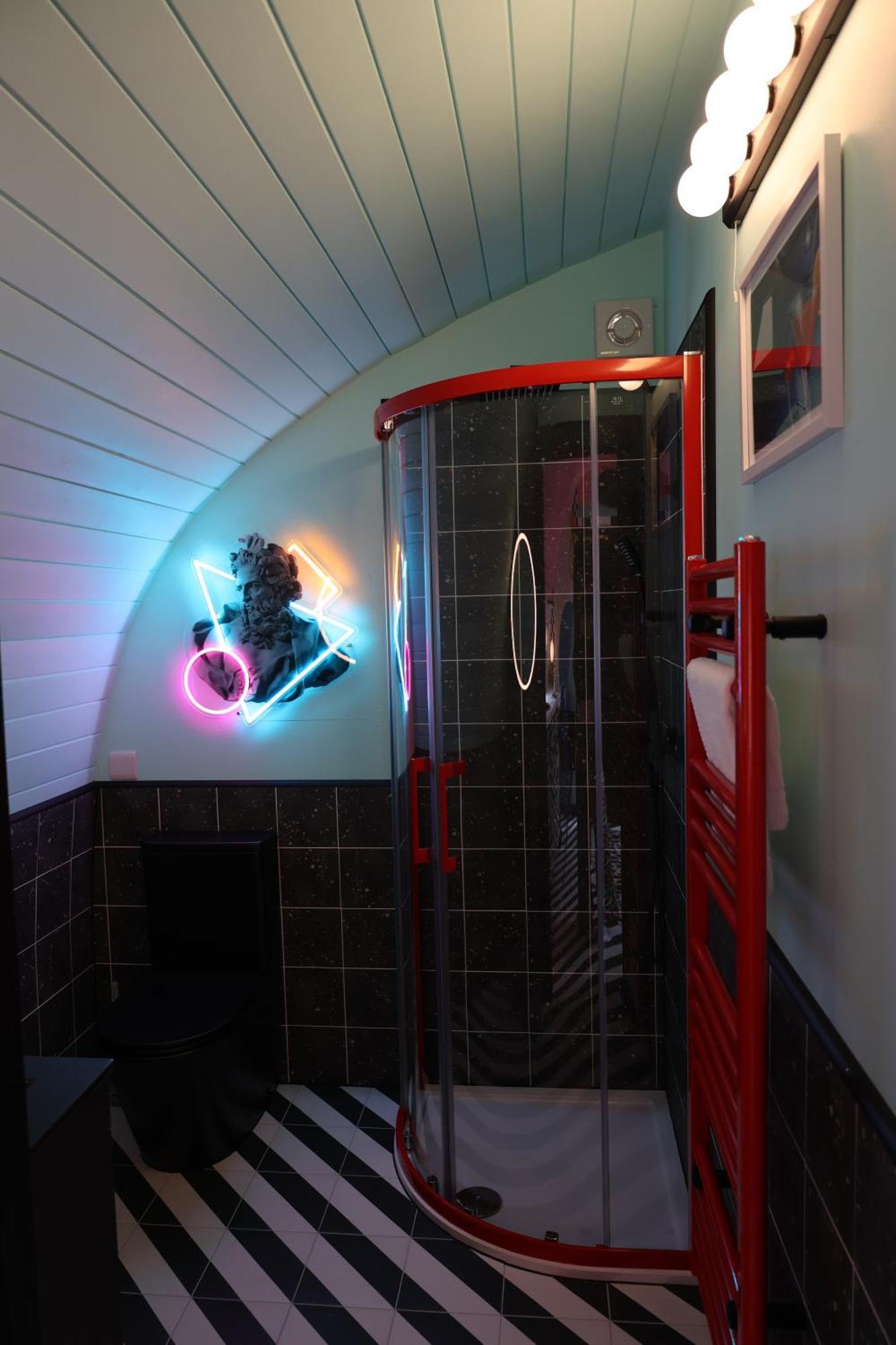 Apartmán Ammonite Glamping Pod & Hot Tub Hungerton Exteriér fotografie