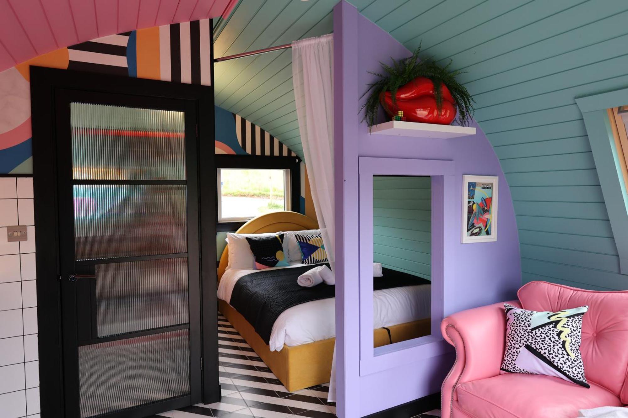 Apartmán Ammonite Glamping Pod & Hot Tub Hungerton Exteriér fotografie